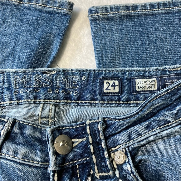 Miss Me Jeans Easy Boot JE1053ER Size 24 - Picture 7 of 10